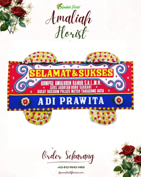 Papan Bunga Ucapan Selamat Kalibuntu